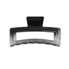 simple style solid color plastic spray paint hair claws 1 piece