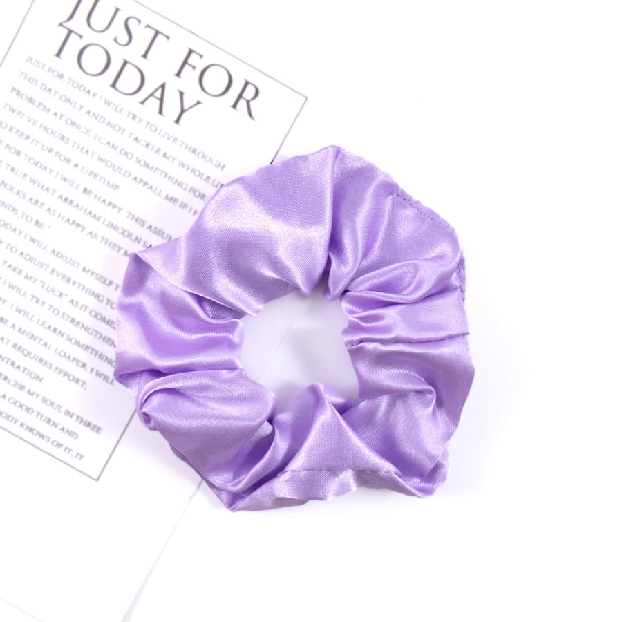 simple style solid color cloth hair tie
