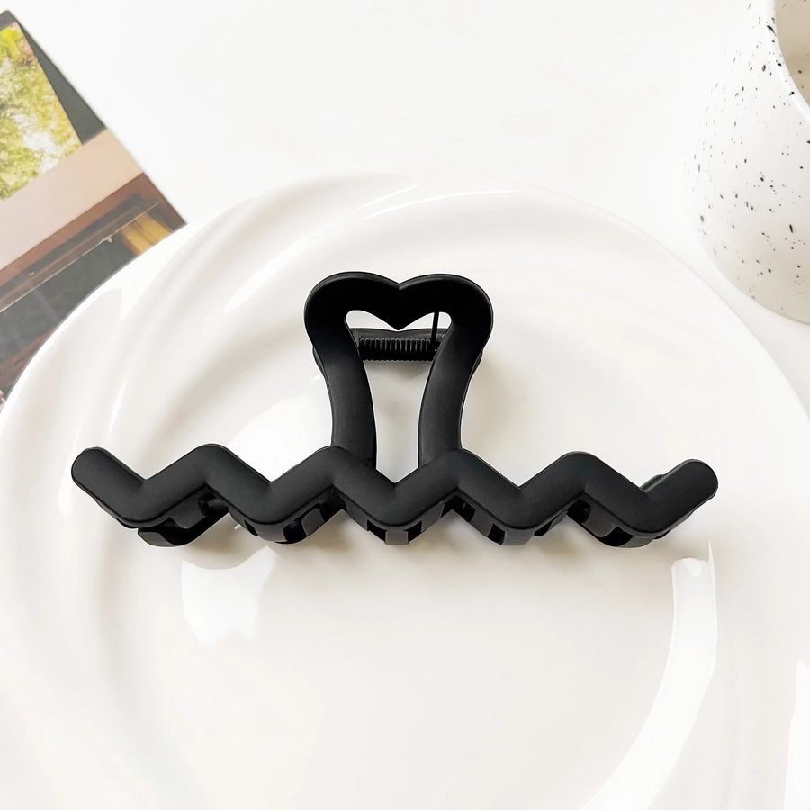 Women's Simple Style Waves Arylic Hair Claws