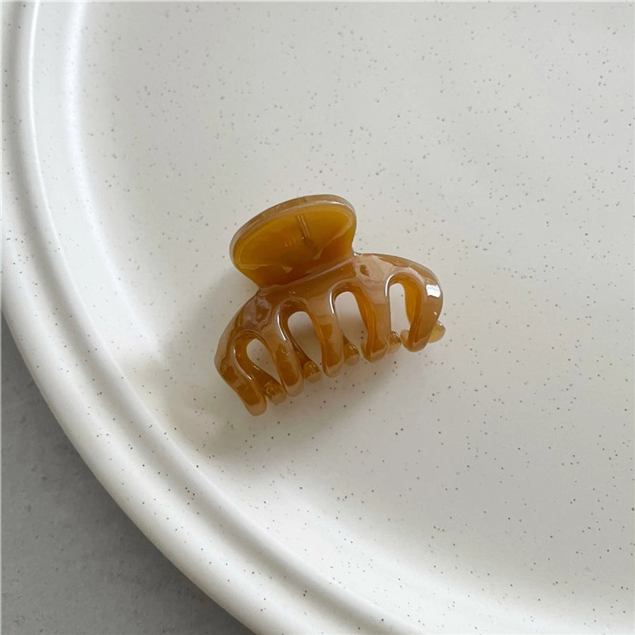 simple style geometric acetic acid sheets hair claws