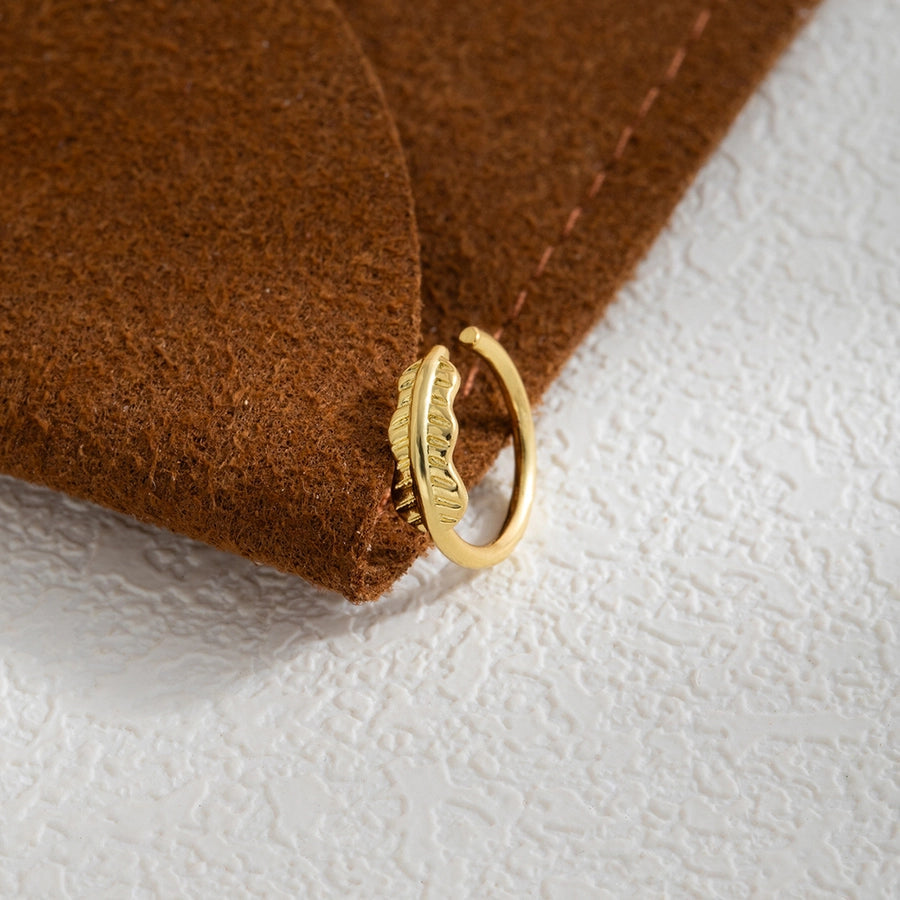 1 Piece Nose Rings & Studs Simple Style Geometric Heart Shape Alloy Plating Inlay Rhinestones Nose Rings & Studs