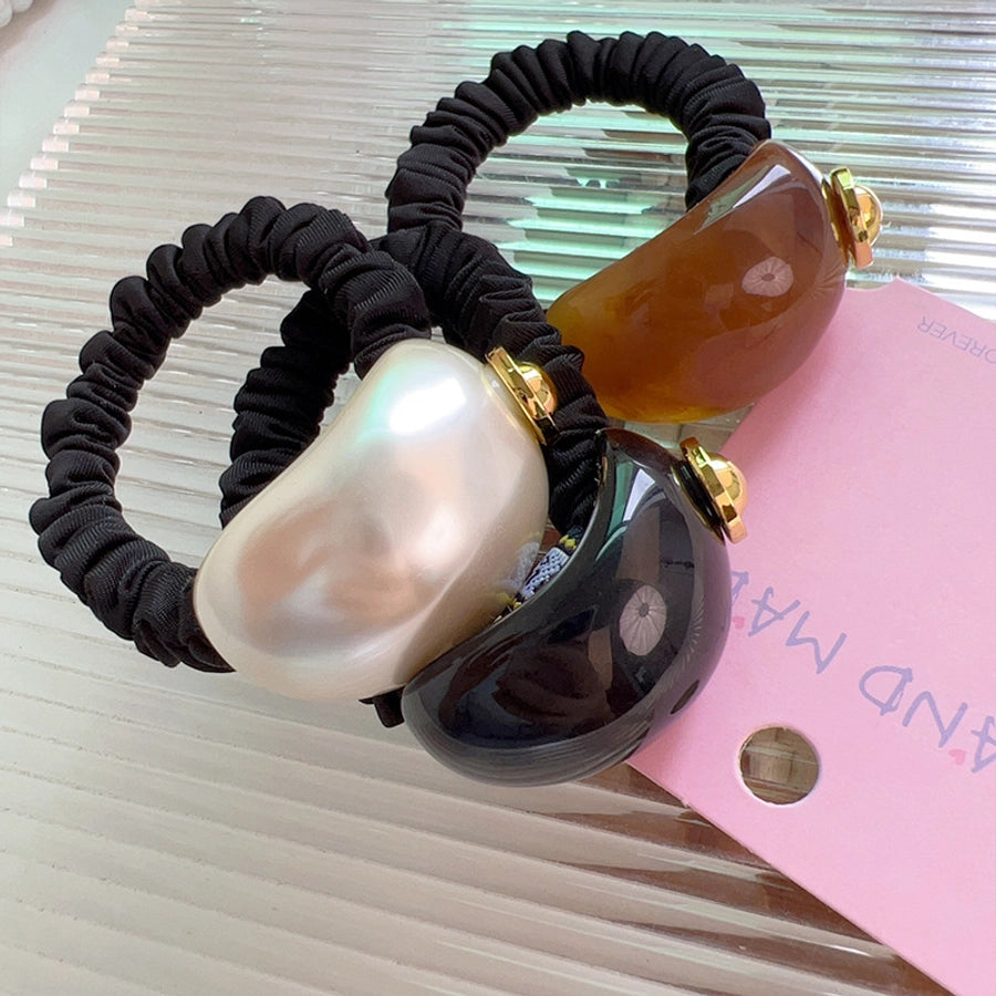 Women's Simple Style Classic Style Solid Color Alloy Hair Tie