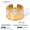 Jewelry Simple Style Classic Style Geometric 304 Stainless Steel Open Rings