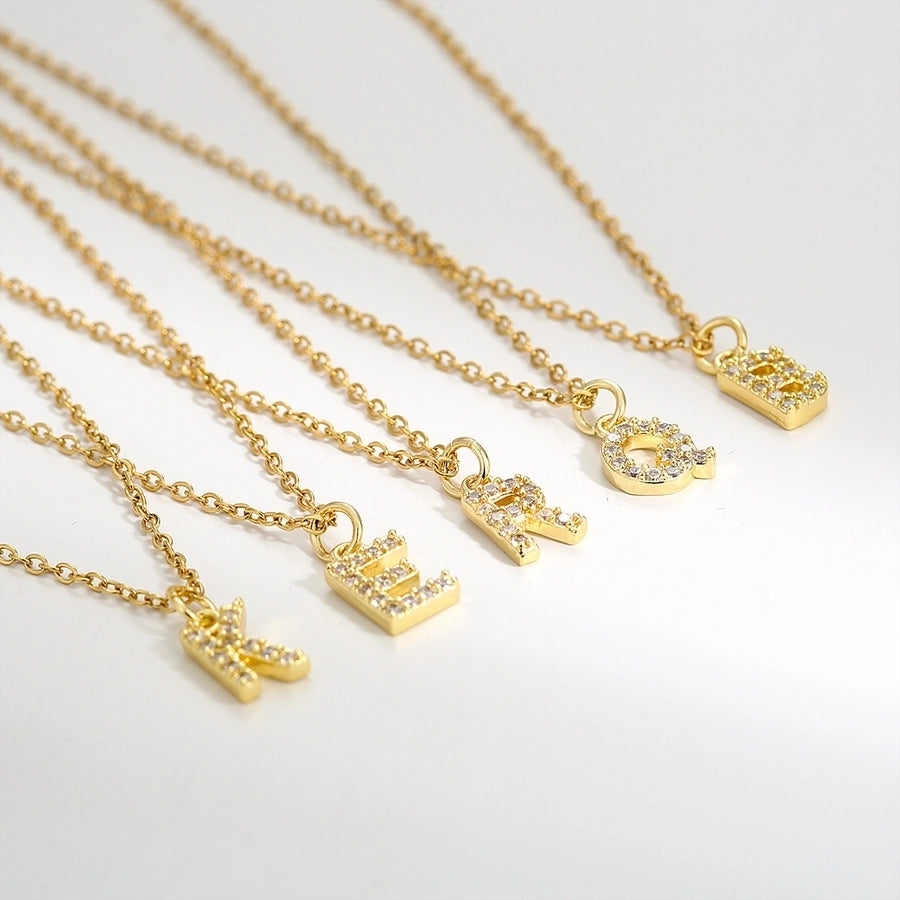 Jewelry Basic Retro Classic Style Letter 304 Stainless Steel Copper Pendant Necklace