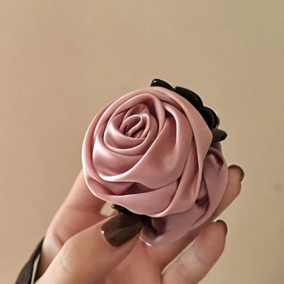 Korean Style Gentle Flower Small Hairpin Female Niche Design Summer  Head Clip Light Luxury High-end Headwear