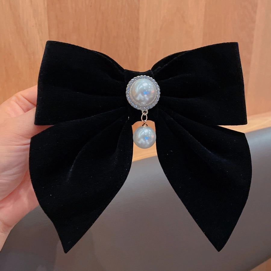 fashion bow knot cloth hair clip 1 piece