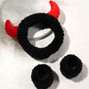 Women's Simple Style Classic Style Horns Flannel Hair Band
