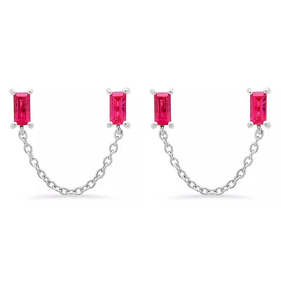 1 Pair Casual Elegant Geometric Copper Zircon 24K Gold Plated Drop Earrings