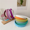 fashion candy color solid color sponge wide-sided headband