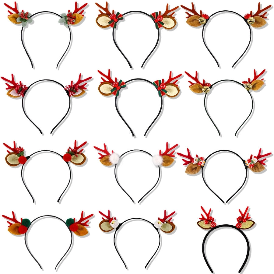 Christmas Cute Antlers Elk PET wool felt Iron