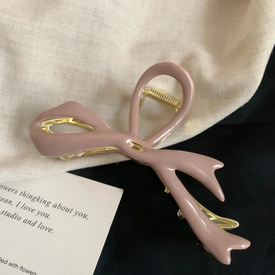 Women's French Style Korean Style Bow Knot Alloy Hair Claws