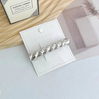 Women's Casual Simple Style Solid Color Alloy Plating Hair Clip