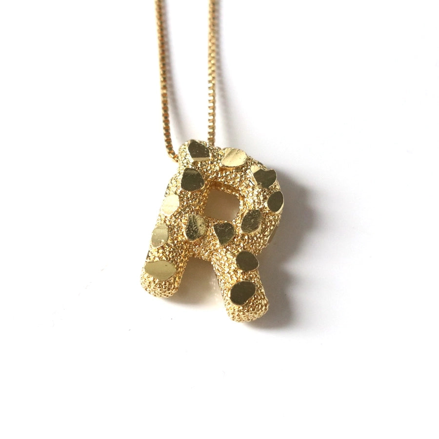 Jewelry Simple Style Classic Style letter Copper Pendant Necklace