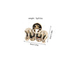 Women's Simple Style Classic Style Solid Color Alloy Stoving Varnish Hair Claws