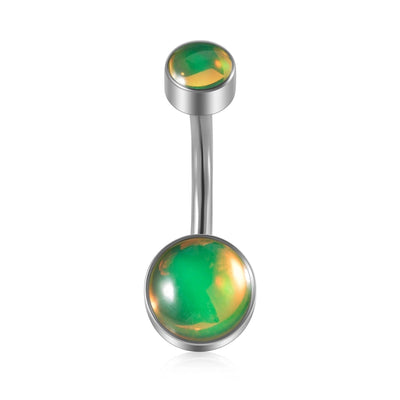 1 Piece Belly Rings Casual Elegant Vacation Geometric 304 Stainless Steel Plating Resin 18K Gold Plated