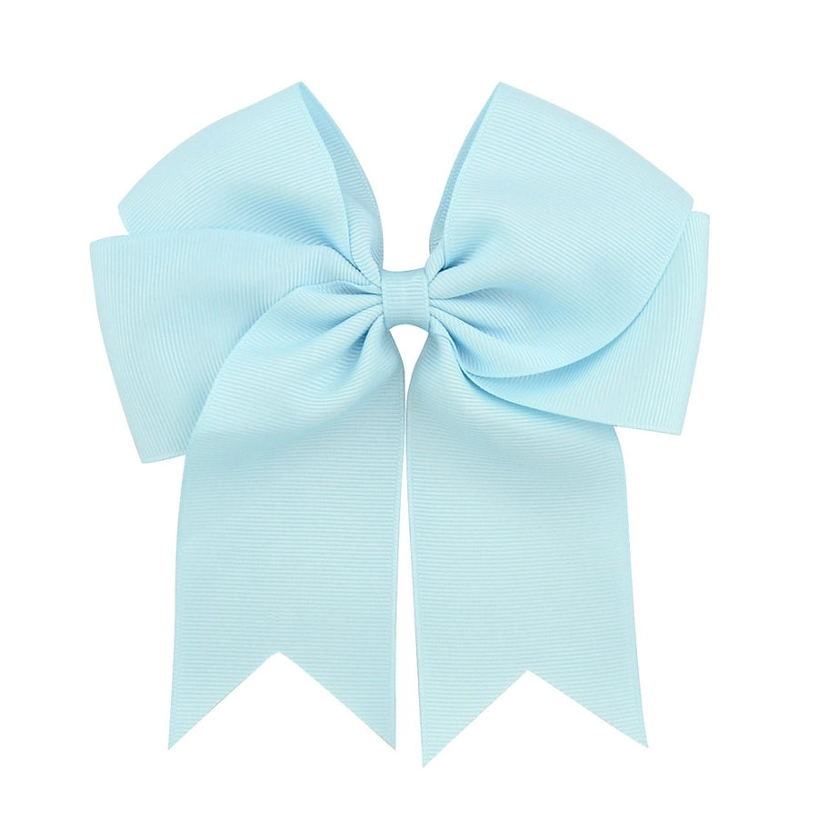 new korean ribbed satin fishtail double-layer bow hairpin