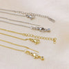 Copper 18K Gold Plated Solid Color Necklace