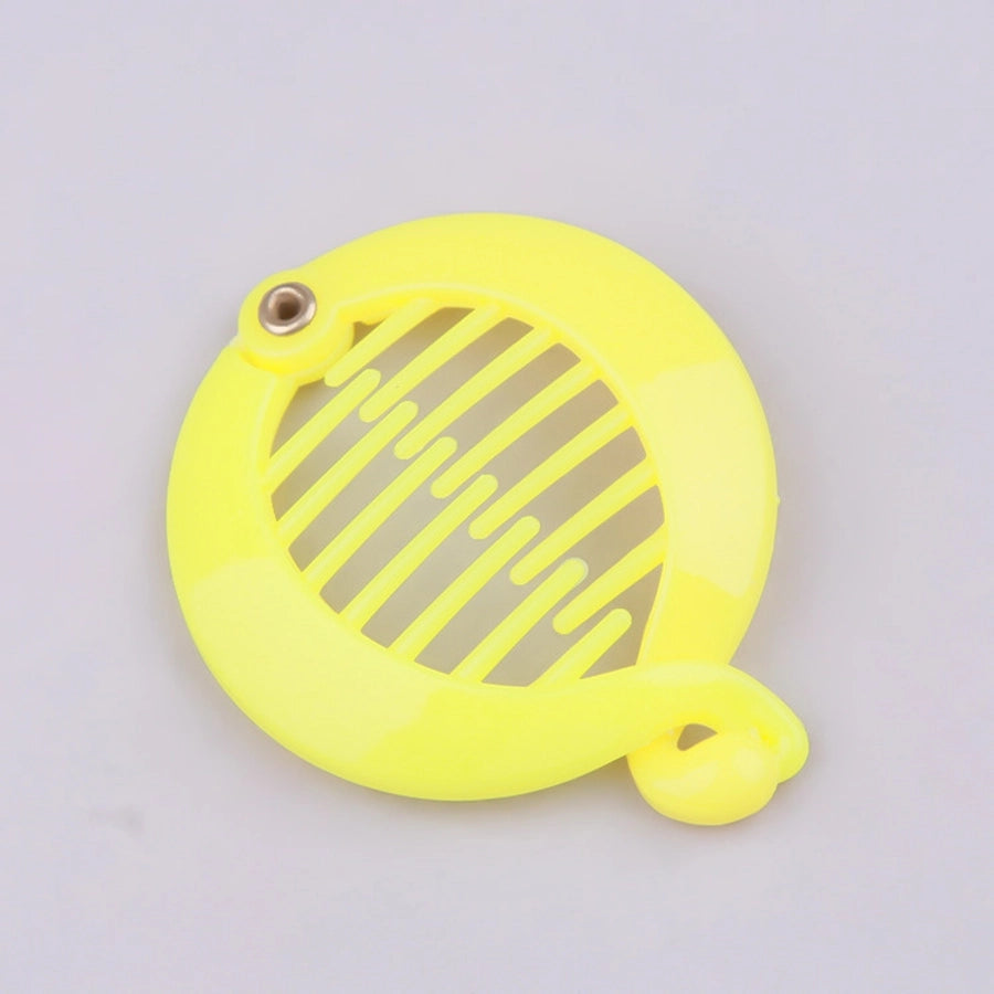 Factory direct  dedicated to simple solid color small round clip banana clip plastic fish clip