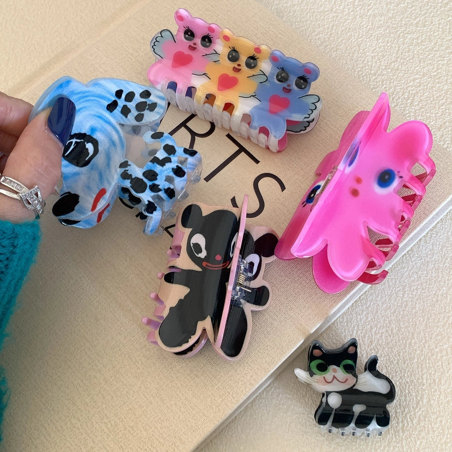 women's cute cartoon arylic hair claws