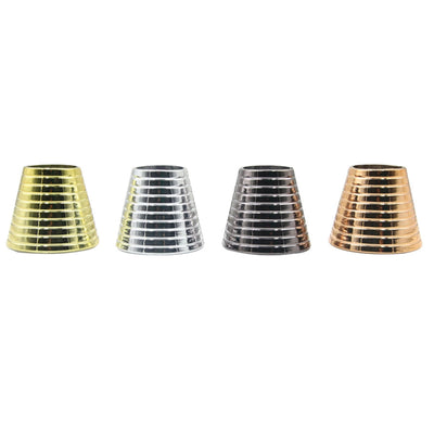 women's streetwear trumpet plastic plating hair buckle