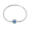 Copper Silver Plated Devil's Eye Bracelets