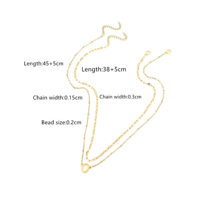 Jewelry Casual Business Classic Style Letter 201 Stainless Steel 304 Stainless Steel Pendant Necklace