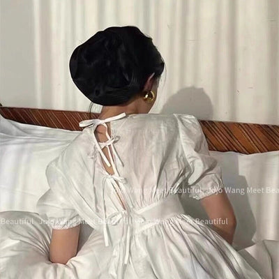 Women's Simple Style Solid Color Cloth Pleated Hair Tie