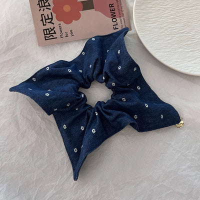 Women's Casual Simple Style Flower Cloth Handmade Hair Tie
