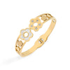 Casual Simple Style Streetwear Floral 304 Stainless Steel Stainless Steel Bracelets In Bulk