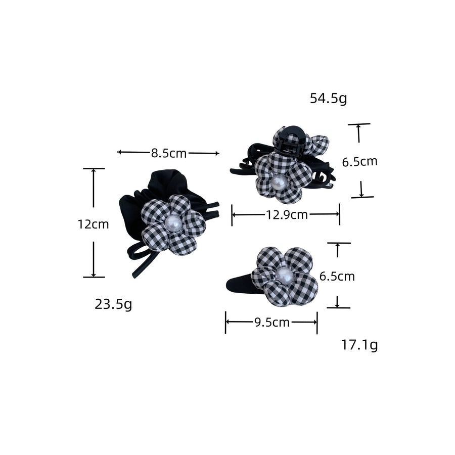 Women's Elegant Simple Style Floral Cloth Hair Clip Hair Tie Hair Claws