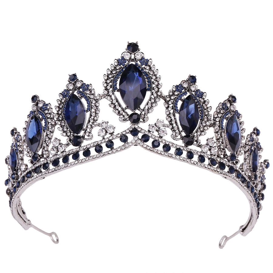 retro crown alloy diamond rhinestones crown