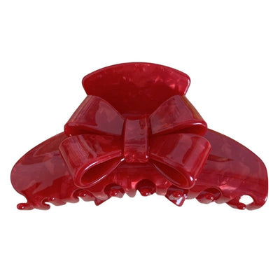 Women's Elegant Simple Style Bow Knot Acetic acid sheets Hair Claws