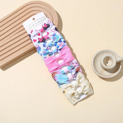 Girl'S Sweet Korean Style Bow Knot Polyester Hair Clip