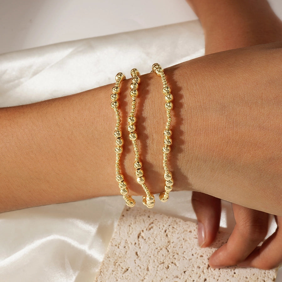 New  Fashion  Beaded Copper Bead Women's Bracelet Factory Direct Sales