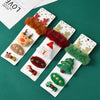 cute deer cloth hair clip 1 set