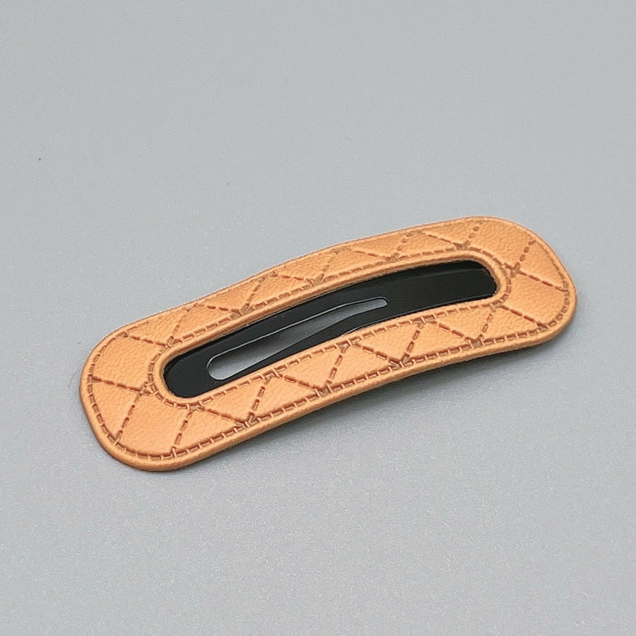 sweet geometric alloy hollow out hair clip 1 piece