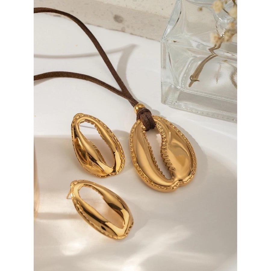 Jewelry Vacation Classic Style Color Block 304 Stainless Steel Jewelry Set