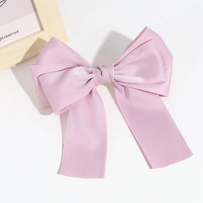 sweet bow knot polyester hair clip