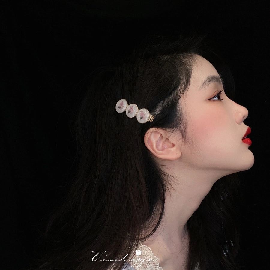 Women's Elegant Retro Flower Alloy Plating Hair Clip