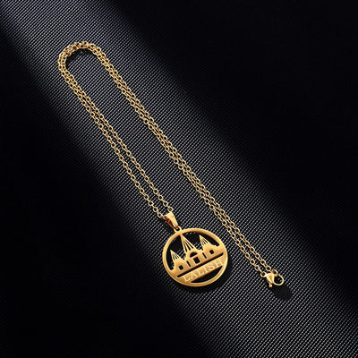 Jewelry Ethnic Style Geometric Peacock 201 Stainless Steel 304 Stainless Steel 18K Gold Plated Stainless Steel Necklaces