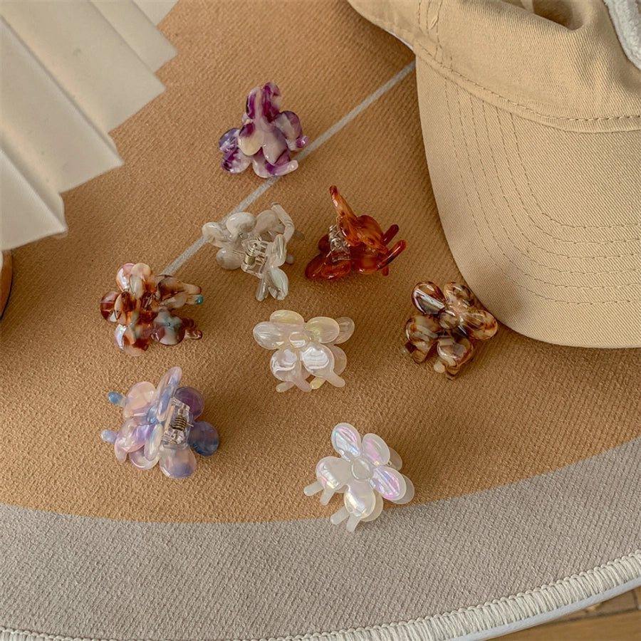 Women's Sweet Simple Style Flower Acetic acid sheets Hair Claws
