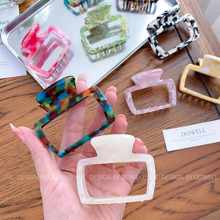 Women's Simple Style Geometric Acetic acid sheets Hair Claws