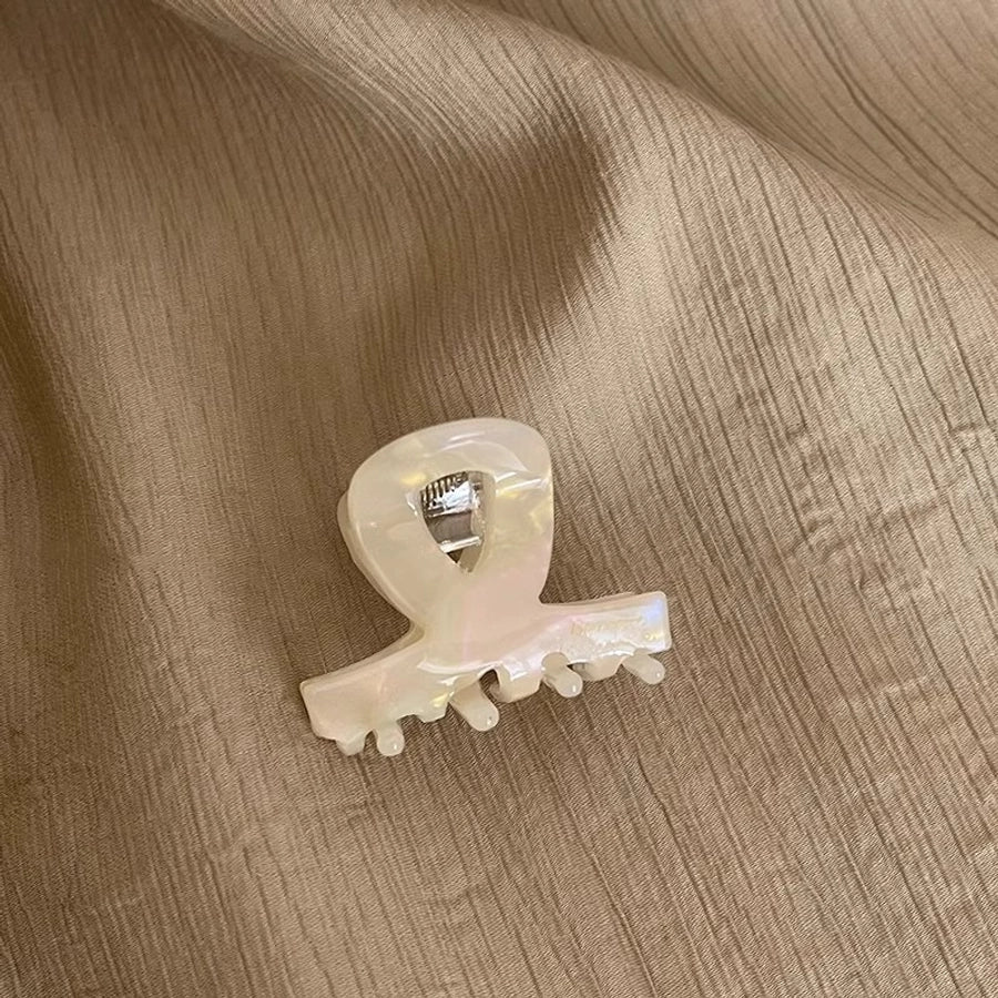 classic style solid color acetic acid sheets polishing hair claws