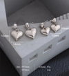 1 Pair Simple Style Heart Shape Copper Drop Earrings
