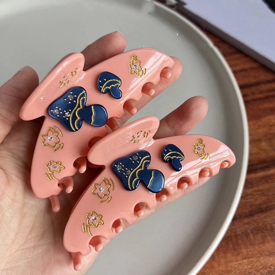 casual streetwear mushroom acetic acid sheets hair claws