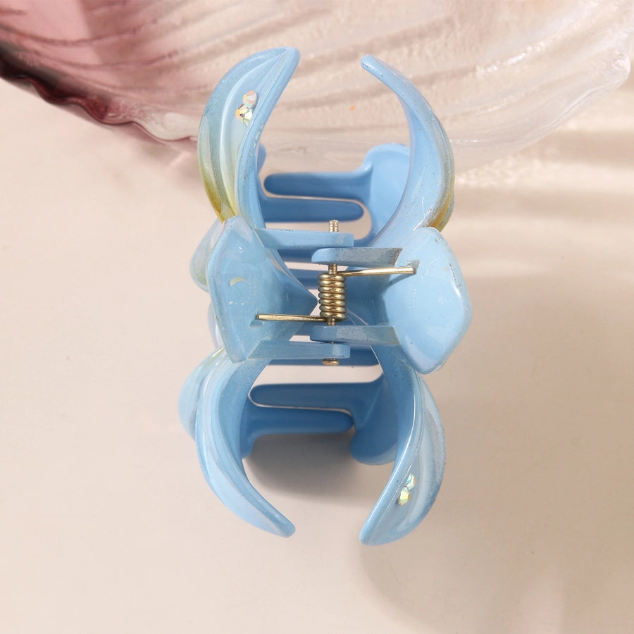 Women's Simple Style Classic Style Flower Plastic Resin Stoving Varnish Hair Claws