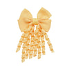 Children's Headwear Hair Accessories  Christmas Festival Roll Tassel Candy Color Bow Hairpin 3421