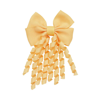 Children's Headwear Hair Accessories  Christmas Festival Roll Tassel Candy Color Bow Hairpin 3421