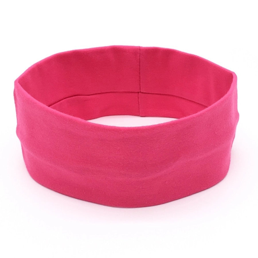 women's simple style solid color cloth braid hair band