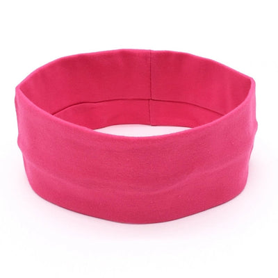 women's simple style solid color cloth braid hair band